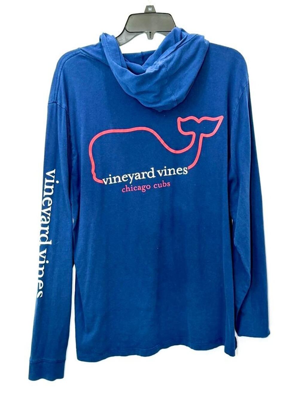 Chicago Cubs Vineyard Vines Hoodie Shirt Mens Medium Blue Long Sleeve MLB Cotton